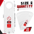 10 Pcs Scaffold Inspection Tag Holders, 11-3/4 x 3-1/2 Inch