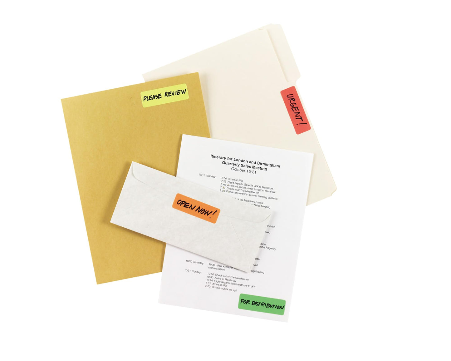 Avery Removable Print or Write Color Coding Labels, 1 x 3 Inches, 200 Labels (5481)