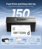 Rongta Bluetooth Thermal Shipping Label Printer for Small Business