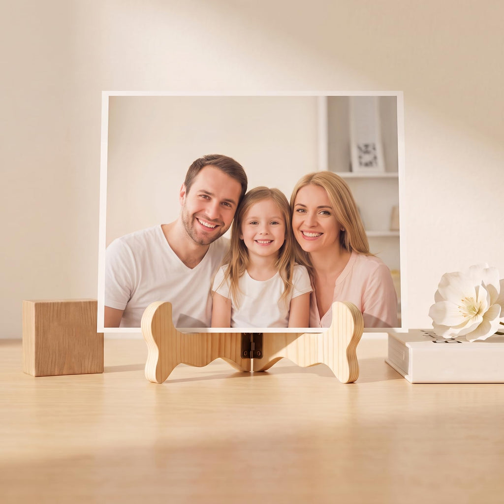3PC 5" Small Plate Stand for Display Wooden Picture Plaque Holders
