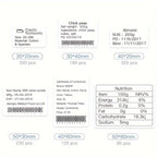 B21 Label of 3 Rolls White 40x30mm for NIIMBOT B1 B21 B3S Label Maker, Waterproof,Self-Adhesive Label Paper Office and Home Labeling Tape Replacement. 3Rolls-40x30mm