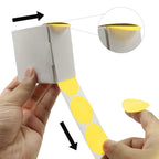 Yellow Circle Round Stickers 1.5 Inch Vinyl Dot Labels Roll 500 Pcs Yellow 1.5" Diameter