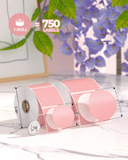2" Pink Circle Thermal Labels 750 Labels/Roll+2" Round Thermal Labels 150 Labels/Roll