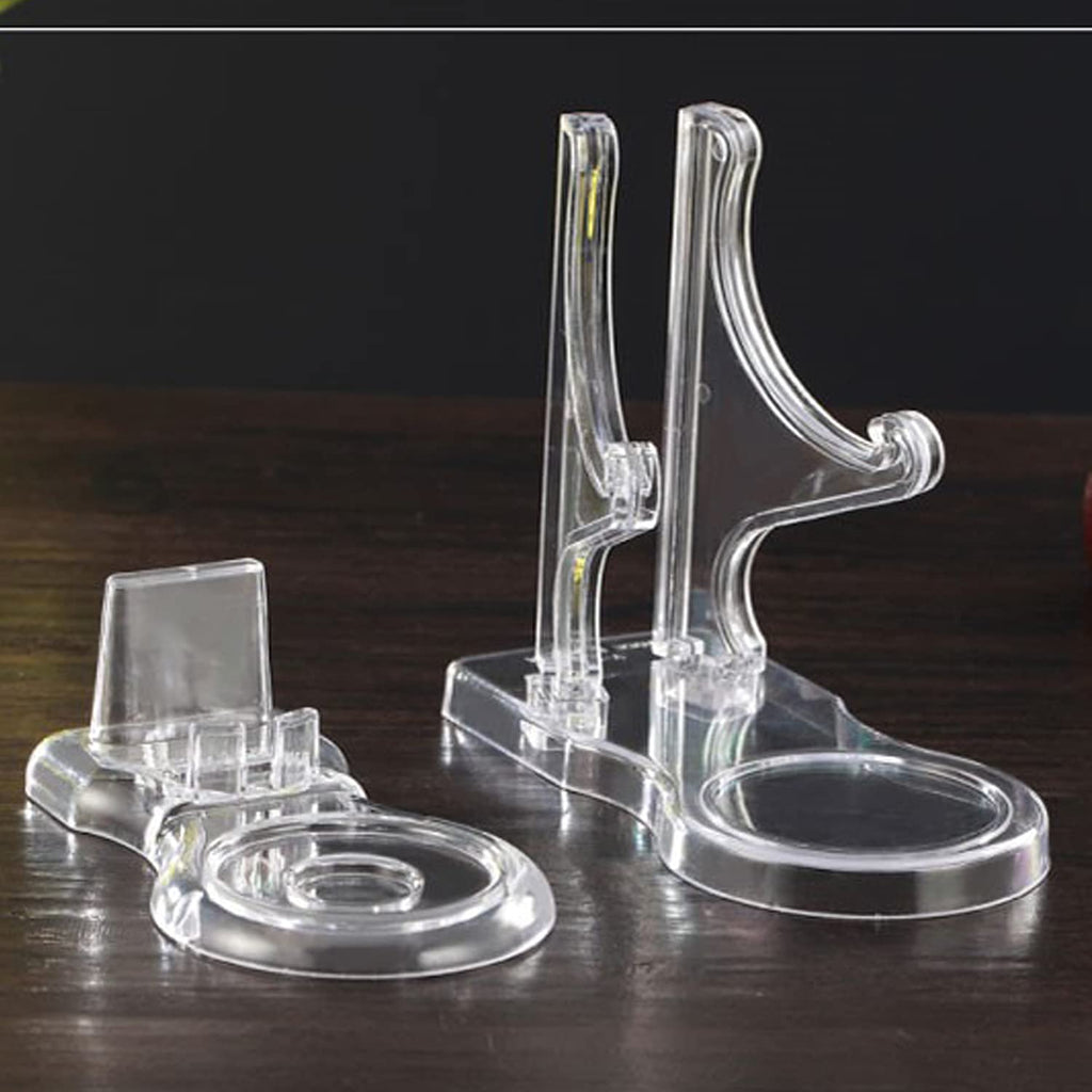Tea Cup and Saucer Display Stands Coffee Teacups Shelf Display Rack High Legs 4 Packs