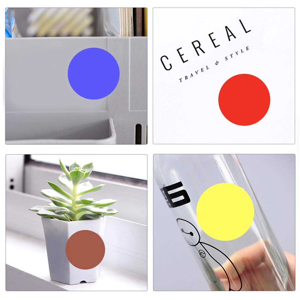 SourceTon 2800-Pack 3/4 Inch Round Color Coding Dots - 20 Vibrant Neon Colors, Removable Sticker Labels (70 per Sheet)