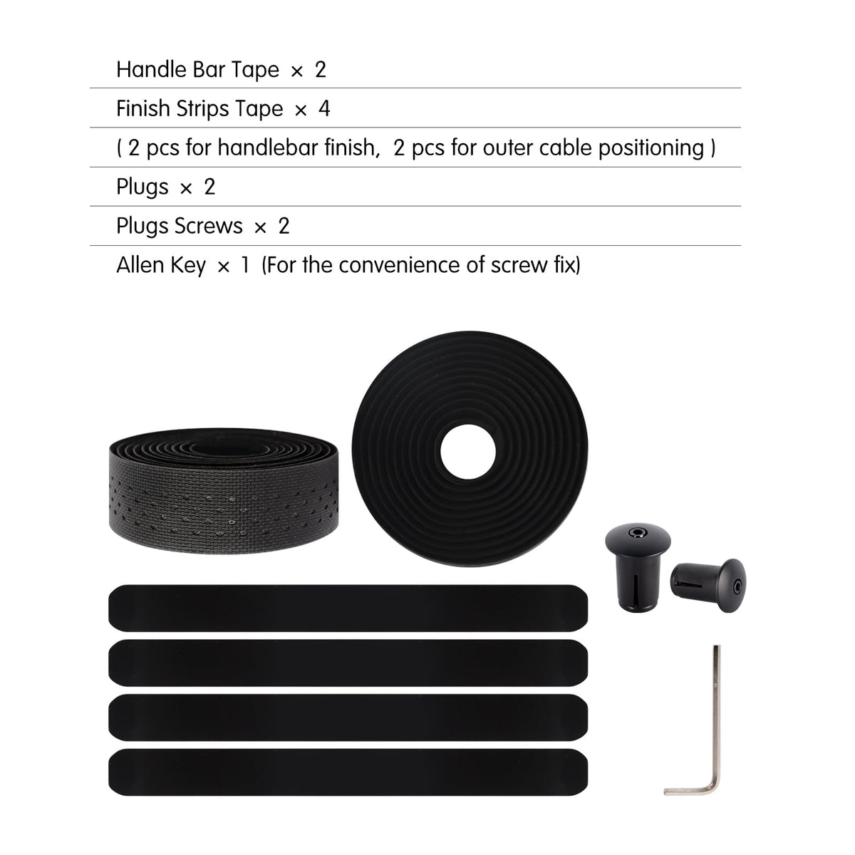 Bike Handlebar Tape,Bike Grip Tape，Bike Tape for Handlebars，Bicycle Bar Tape– 2 Rolls (White Black dot Silicone) White black dot silicone