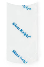Medline Silent Knight pill crusher with medication pouches, easy to use, shown with crushed pills and included packaging.