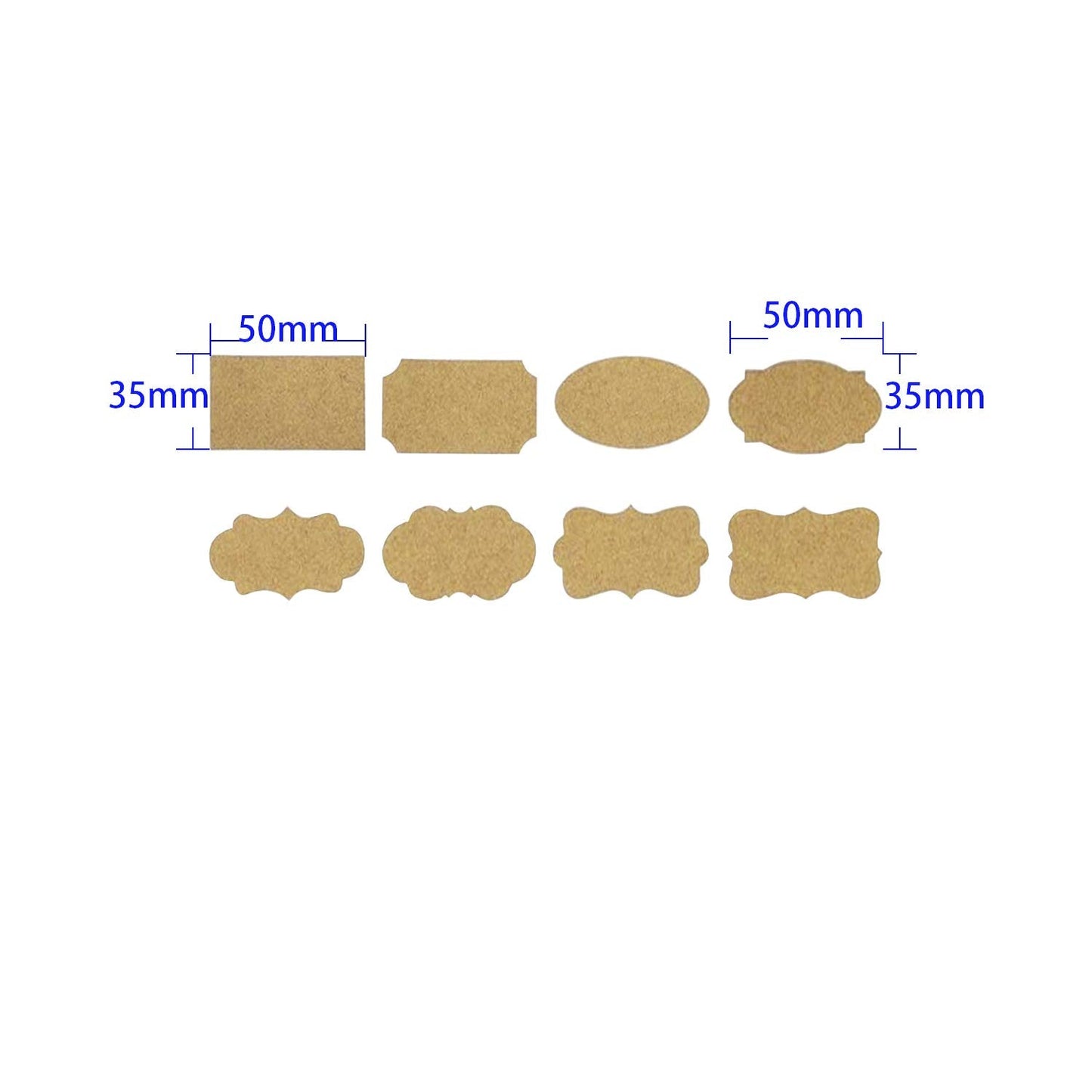 320pcs，Stickers Labels Fancy Kraft Paper,for Essential Oil Bottle, Spice Bottle, Glass, Cups, Containers, Canisters 10 Sheets of Labels, 320pcs