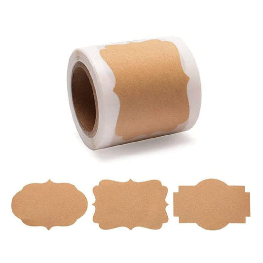 150 Pcs 2" x 3" Present Tags Name Labels Sticker Self-Adhesive Customize Holiday Present Stickers Labels for Jars, Present, Name Tags, Mason Jars Stickers 150