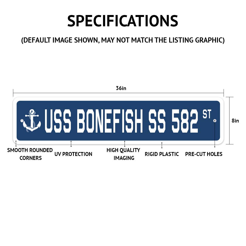 USS Preble DDG 46 Street Sign us Navy Ship Veteran Sailor Gift
