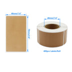 1.57"x2.76" Direct Thermal Labels, SAFYY Barcode SKU Labels, 400/Roll Self-Adhesive Address Shipping Stickers, Perforated & Compatible with Rollo Label Printer & Zebra Desktop Printers(Brown,6 Rolls) Brown, 6 Rolls
