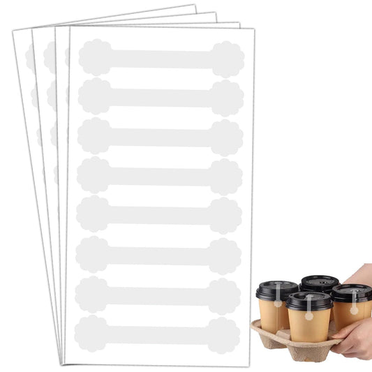 1000 Pcs Transparent Blank Tamper Evident Labels Tamper Proof Decals Package Seal Self Adhesive Security for Food Drink Packaging Sealing Delivery Supply