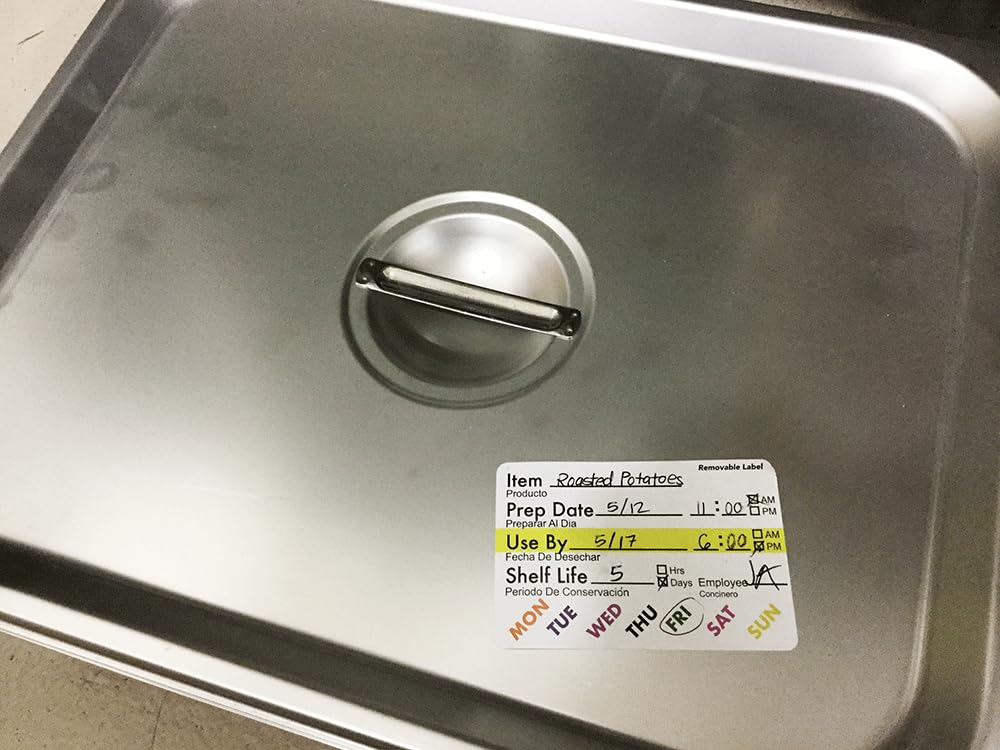 InStockLabels Removable Food Rotation Prep Labels 2 x 3 Inch 500 Adhesive Stickers
