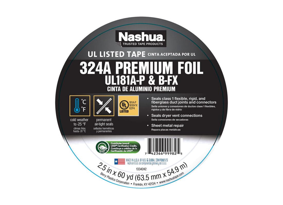 FOIL Tape 2.5" X60YD 324A