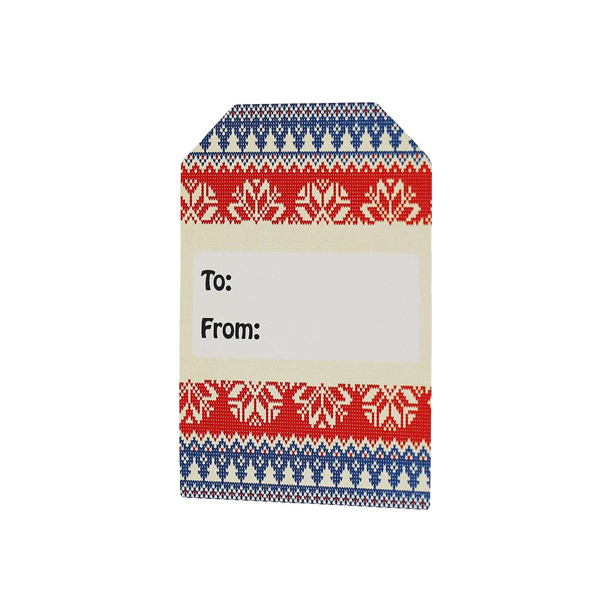 Christmas Sweater Holiday Gift Tag Stickers 2 x 3 Inch 100 Total Labels