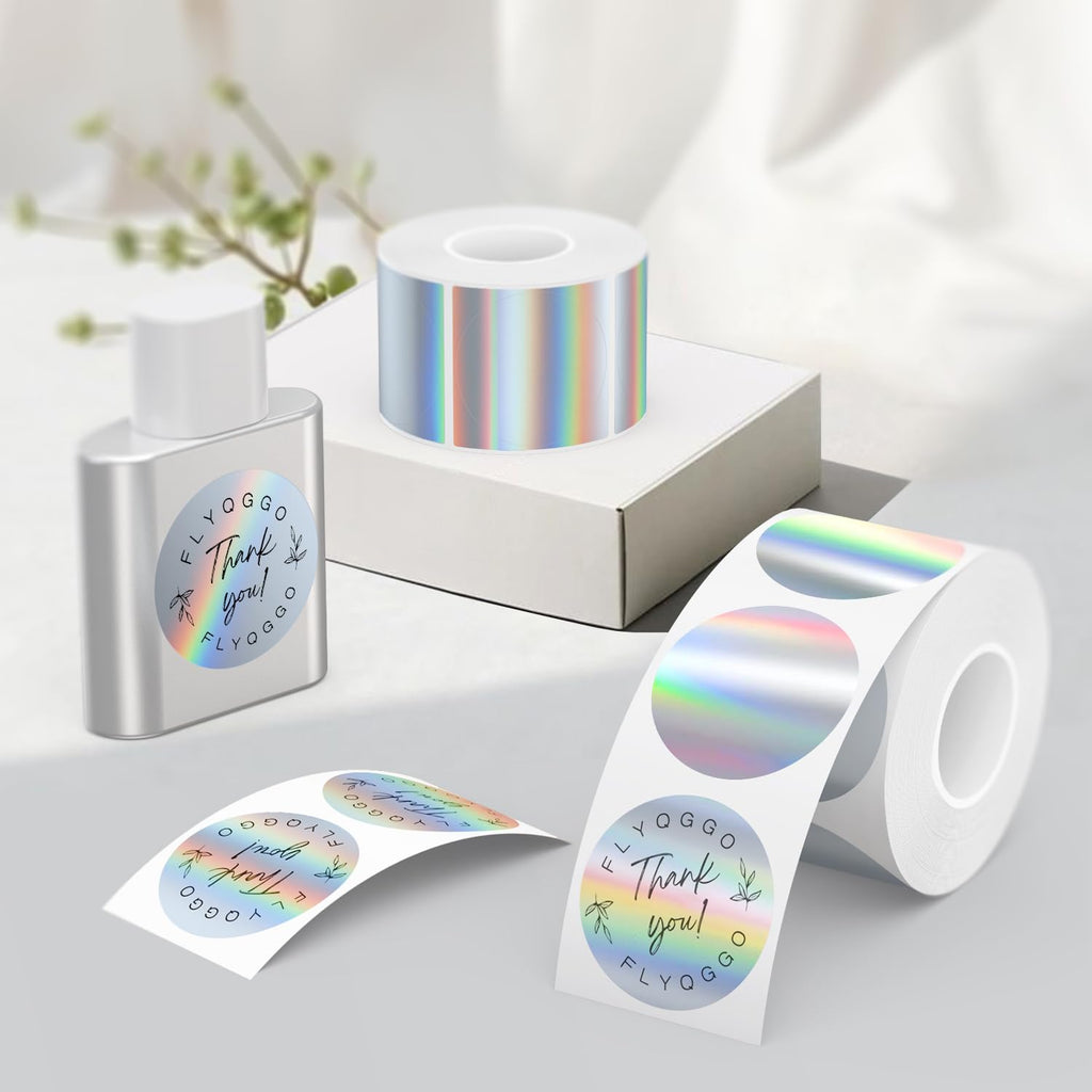 2 inch Round Holographic Thermal Labels