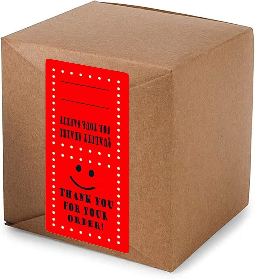 Quality Sealed Sticker,2 x 4 inch Tamper Evident Quality Seal Labels for Delivery Pick Up Catering Food Safety Stickers,Food Delivery Stickers(500 Pcs)