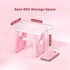 MUNBYN Thermal Label Holder for Rolls and Fanfold Labels White and Pink