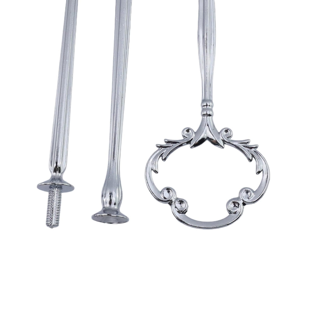 Quluxe 4 Pcs 3 Tier Cake Plate Stand Handle Fitting Hardware