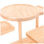 Space-Saving Wooden Jewelry Display Rack for Craft Shows Decor Makeup and Home Decor