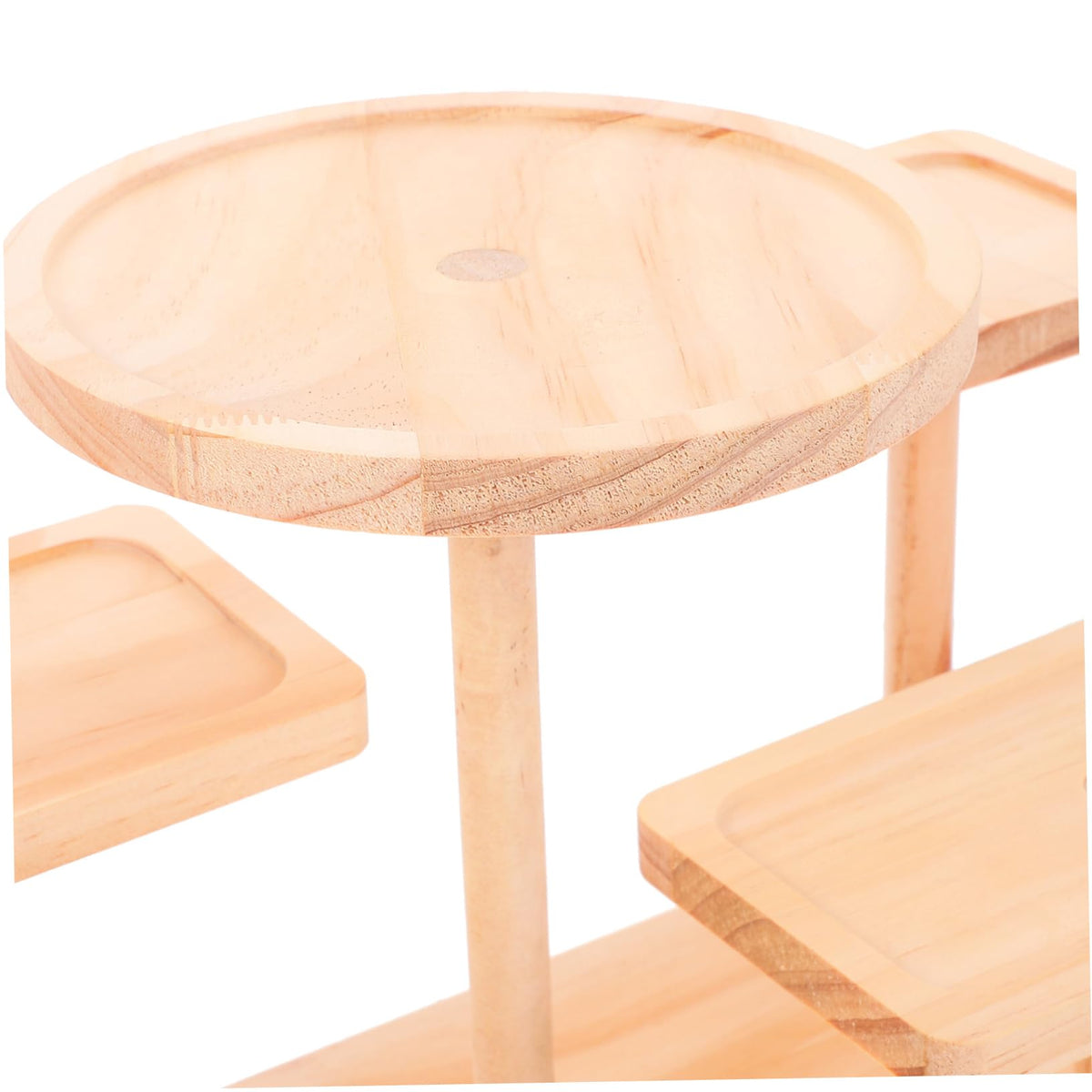 Space-Saving Wooden Jewelry Display Rack for Craft Shows Decor Makeup and Home Decor