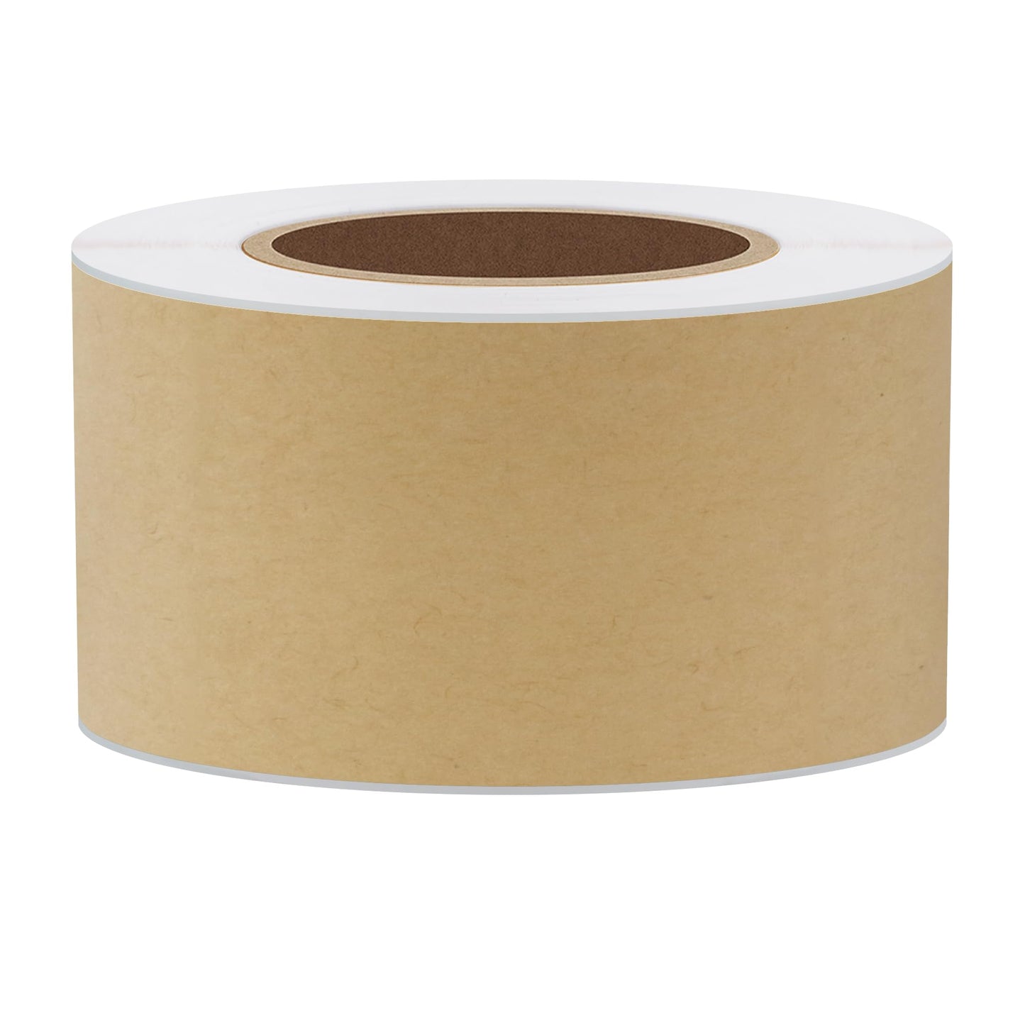 Hybsk 2x4 inch Rectangle Kraft Paper Stickers Packaging Sealing Total 200 Labels Per Roll