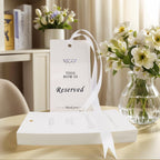 Reserved Seating Signs for Wedding Chairs, 20PCS