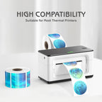 2 inch Round Holographic Thermal Labels 200pcs/roll & 500pcs/roll