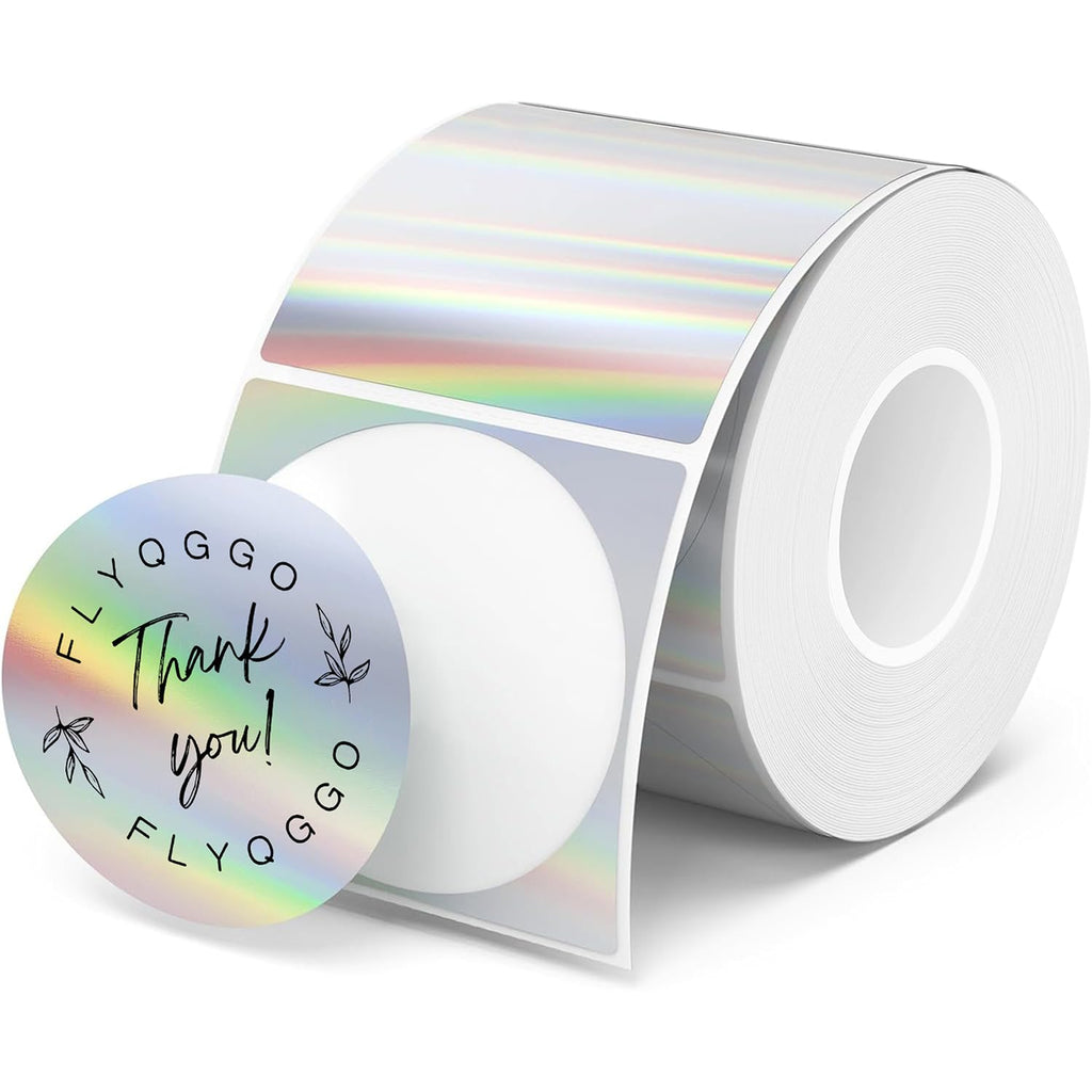 2 inch Round Holographic Thermal Labels