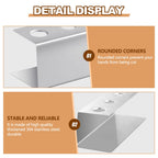 FillTouch 2 Pcs Ice Cream Waffle Cone Holder Stainless Steel 4 Holes