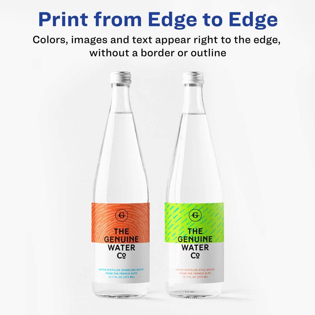 Avery® Print-to-the-Edge Printable Shipping Labels, 3" x 3.75", Matte White, Sure Feed® Technology, Laser & Inkjet Compatible, 150 Blank Labels, Great for Mailing, Branding, and More (6874) 1