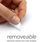 ChromaLabel 1-inch round removable day labels in black, color-coding stickers for organizing; pack of 420 stickers.