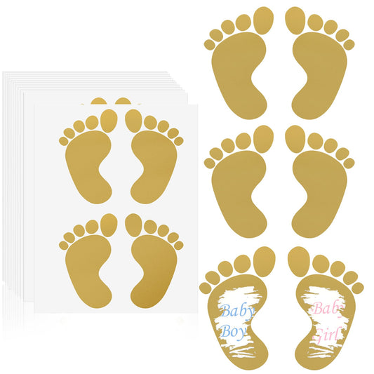 50 Pieces Scratch Off Sticker Labels 2 inch for Scratch Off Stickers Lottery Tickets DIY Raffle Card Creating (Gold,Feet 3 * 1.9inch) Gold,Feet 3*1.9inch