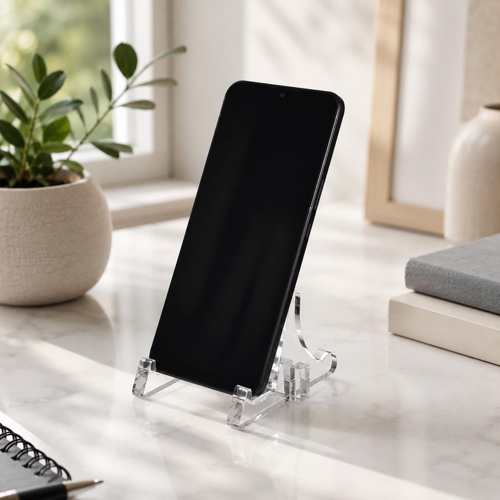 2pcs Small Plate Stand for Display Acrylic Plate Holder 2.36 inch