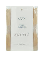 Reserved Seating Signs for Wedding, 20-Pack