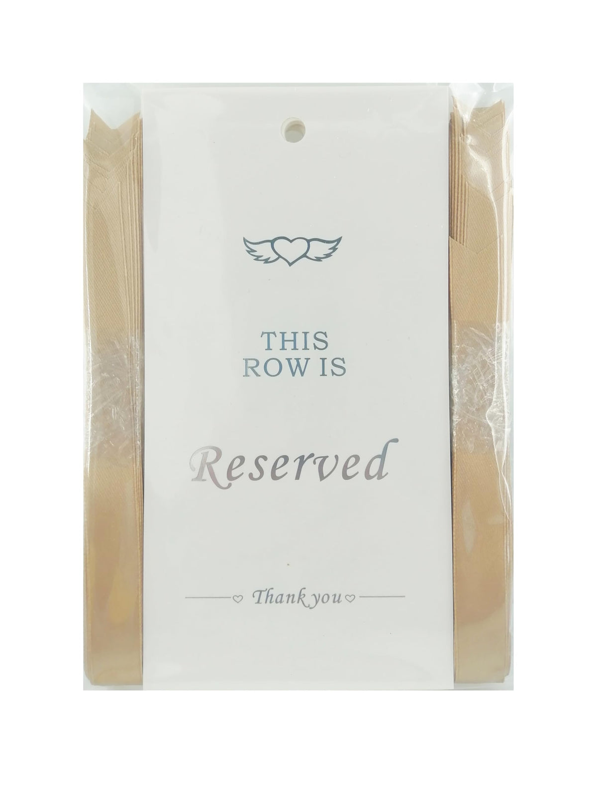 Reserved Seating Signs for Wedding, 20-Pack