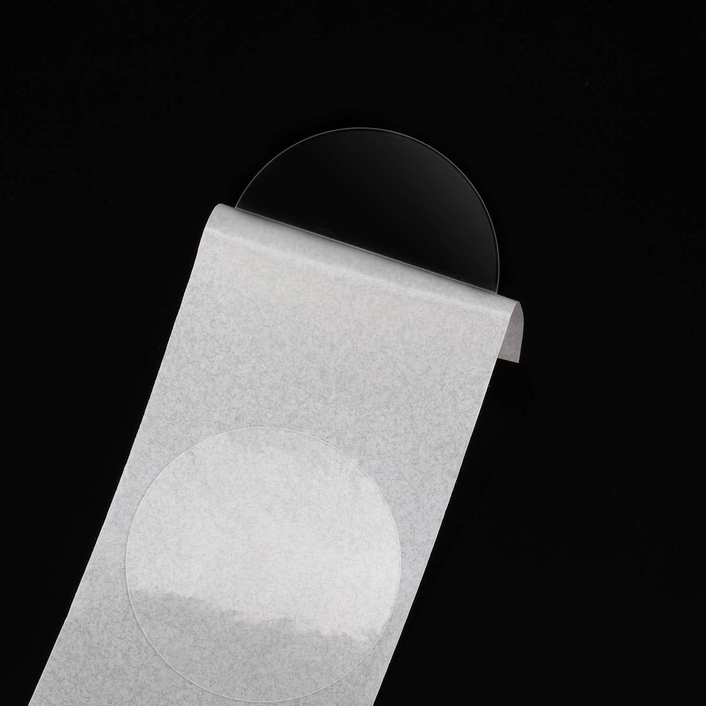Chinco 1800 Pieces 1" Clear Circle Stickers Clear Seal Label Retail Package Round Seal Labels Adhesive Stickers Round, Transparent for School Envelopes, Box and Gift Packaging 1 Inch