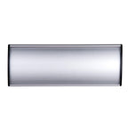 5Pcs Curved Name Plate Holder for Door & Wall - 3" x 8", Silver 3*8 Silver Name plate