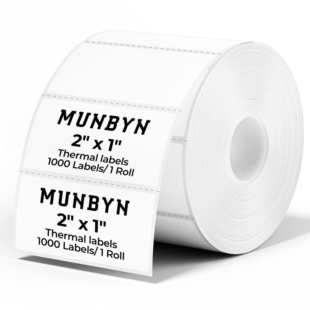 2x1 Inch Thermal Labels+4x2 Direct Thermal Labels