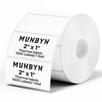 2x1 Inch Thermal Labels+4x2 Direct Thermal Labels