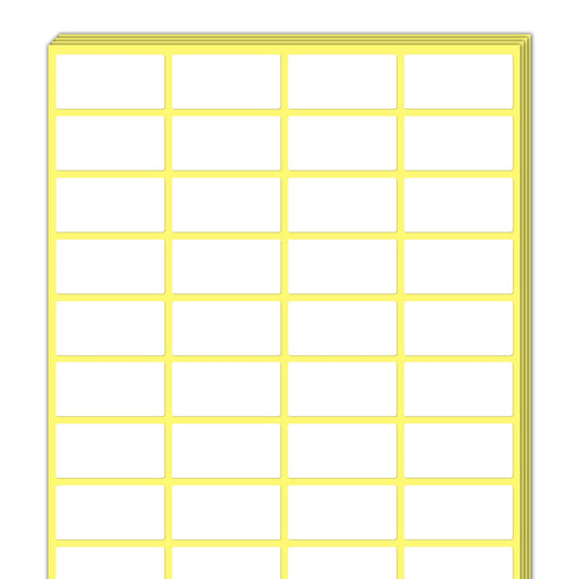 1000 Pieces, 2 x 1 inch - White Labels Stickers to Write On, Blank Stick On Adhesive Sticky Labels