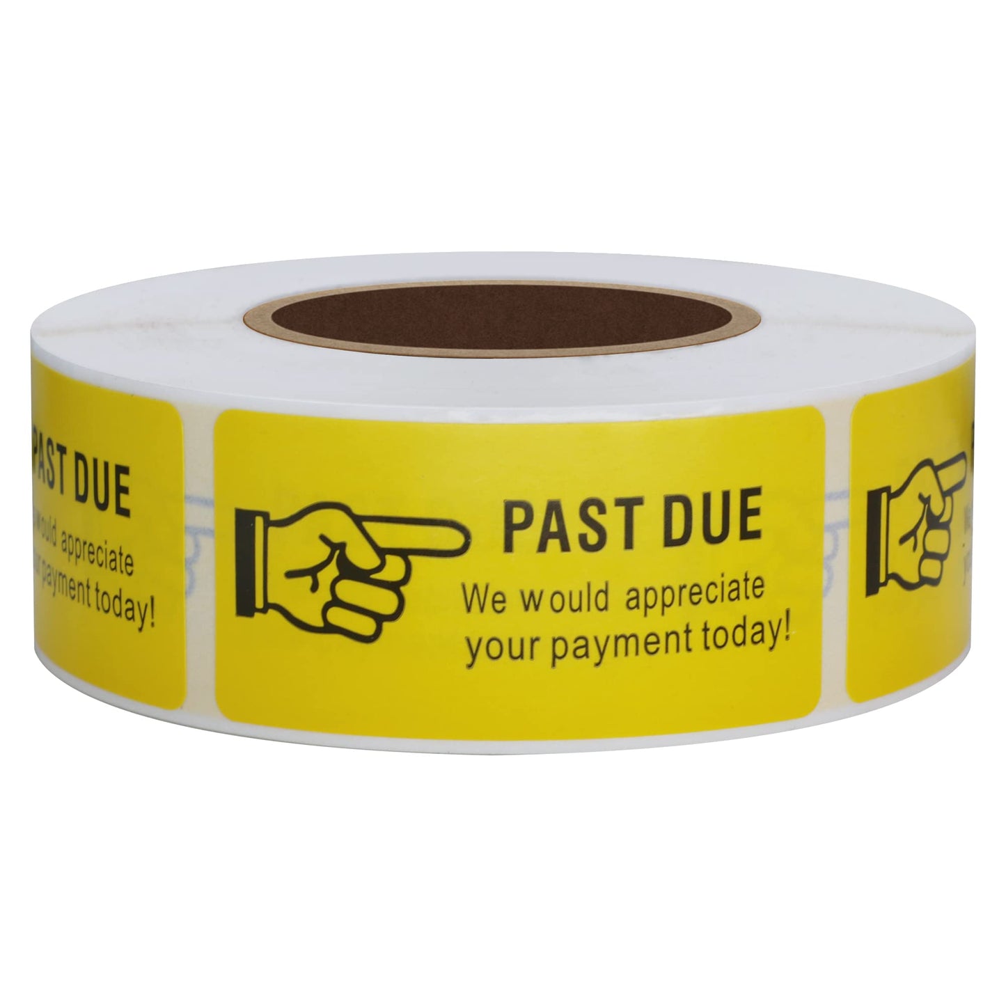 HYBSK 1 x 2 Inch Receivable Collections Stickers 3 Popular Labels 500 Labels Per Roll
