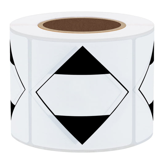 Hybsk 2x2 Inch ORM-D Shipping Labels Diamond Limited Quantity of Dangerous Goods Stickers for Warehouse Handling Transport Shipping Stickers Total 300 Labels Per Roll (2x2 inch)