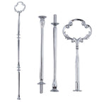 Quluxe 4 Pcs 3 Tier Cake Plate Stand Handle Fitting Hardware