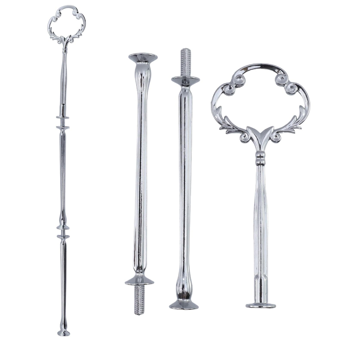 Quluxe 4 Pcs 3 Tier Cake Plate Stand Handle Fitting Hardware