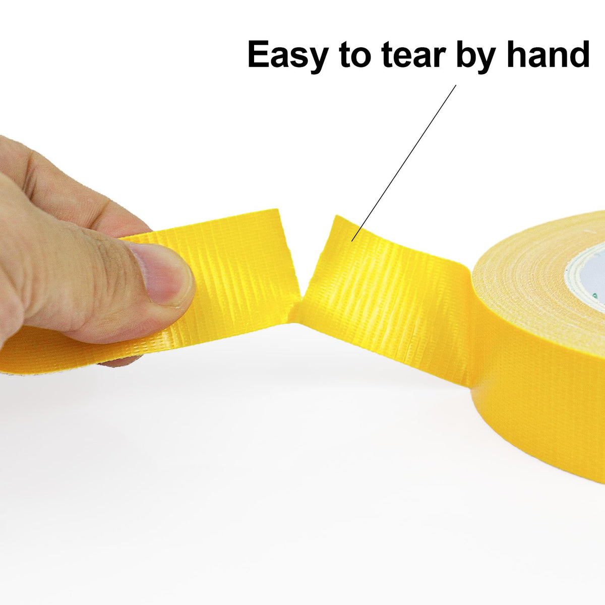 BOMEI PACK Heavy-Duty Duct Tape, 1 inch by 30-Yard,3-Pack, Great for General-Purpose Use, Home Repairing, DIY Work, Auto Repair & Outdoor Activities (Yellow) Yellow