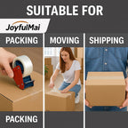 Clear Packing Tape, 6 Rolls 1.88inches Wide, 65 Yards Per Roll, 390 Total Yards Tape for Shipping Packaging Moving Sealing, Thicker Clear Packing Tape, (2.7Mil x 1.88" x 65Yds) 2.7Mil x 1.88" x 65Yds
