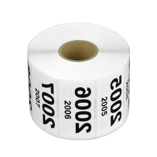 Reverse Consecutive Numbers (2001-3000) - 2" x 1" Inventory Storage Prenumbered Labels Durable Vinyl Laminated Sequential Waterproof Numbered Stickers - 1 Rolls, 1000 Count 2001 - 3000 Reverse Consecutive Numbers 1000 Labels