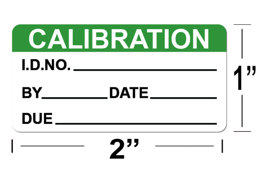 Self laminating calibration labels by wootile, 1x2 inch write-on stickers with spiral bound cover for NIST calibration and equipment inspection