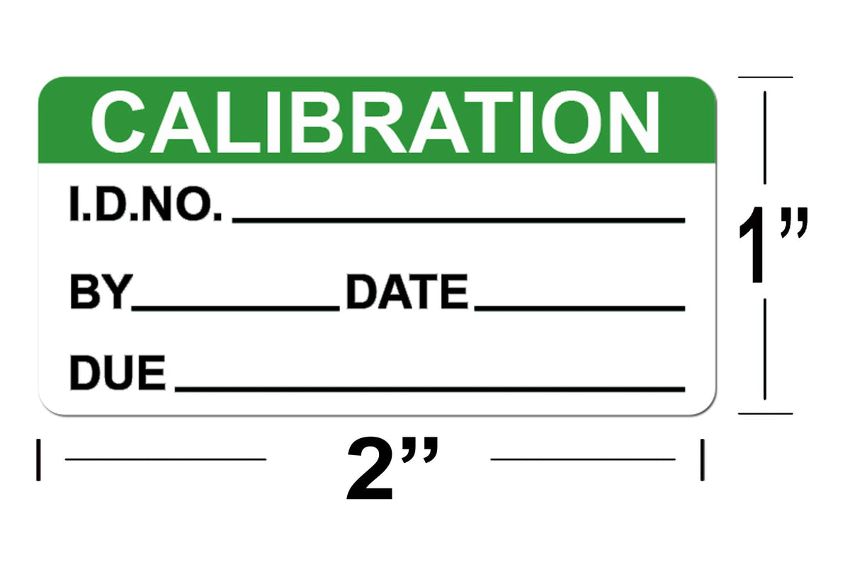 Self laminating calibration labels by wootile, 1x2 inch write-on stickers with spiral bound cover for NIST calibration and equipment inspection